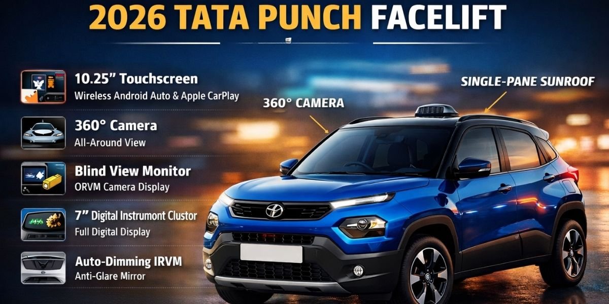 2026 Tata Punch Facelift Launched in India at ₹5.59 Lakh, Gets New Design and More Features
