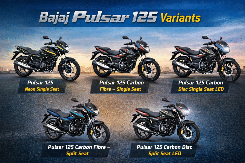 Bajaj Pulsar 125 Variants