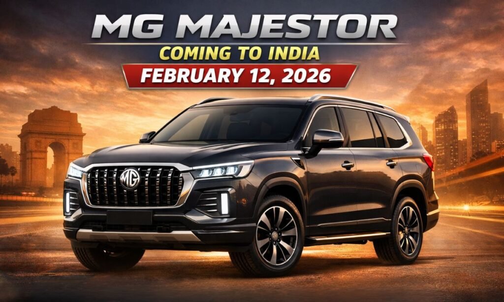 MG Majestor to Debut in India