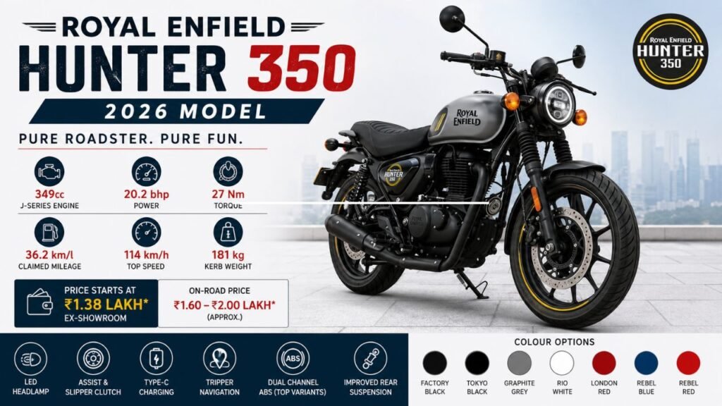 Royal Enfield Hunter 350 Price