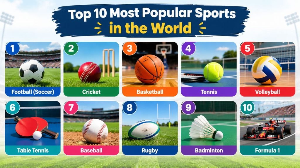 Top 10 Most Popular Sports in the World