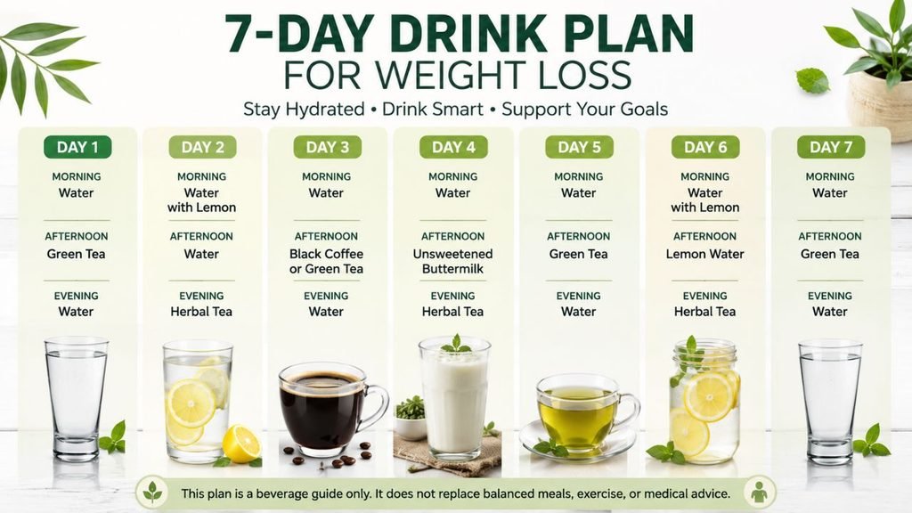 What to Drink to Lose Belly Fat in 1 Week