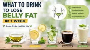 What to Drink to Lose Belly Fat in 1 Week